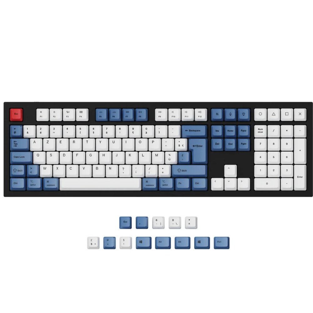 Keychron Keycap Set - Blue & White
